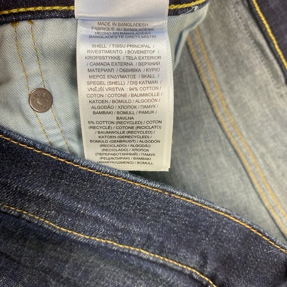 Polo Ralph Lauren Jeans Mens 50Bx30 Blue Denim Pants Hampton Relaxed Straight